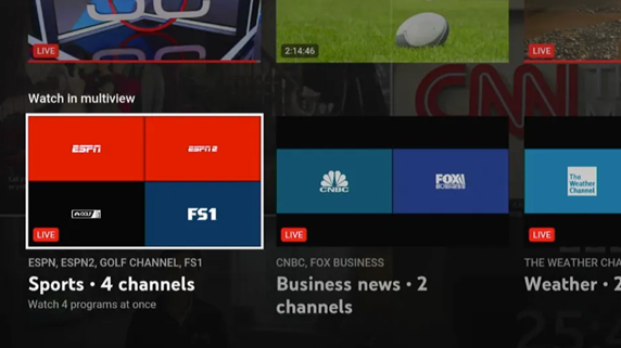 YouTube TV Image